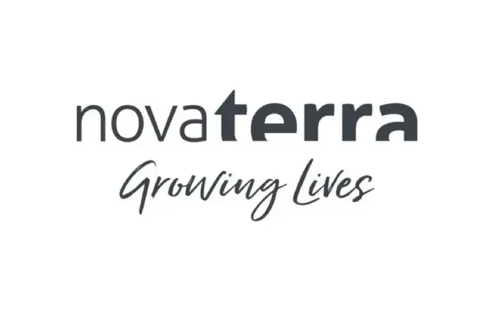 Novaterra logo with the tagline Growing Lives, marking the company's creation in 2017