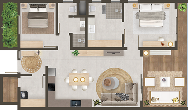 Novaterra Product: Apartment 2 bedrooms