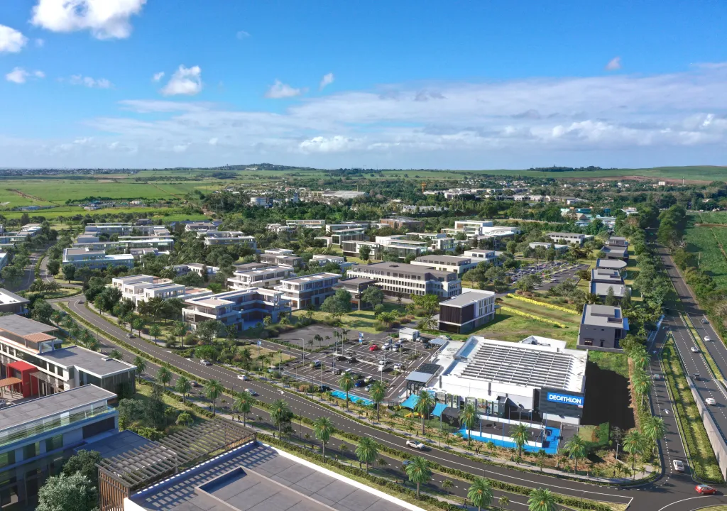 business district