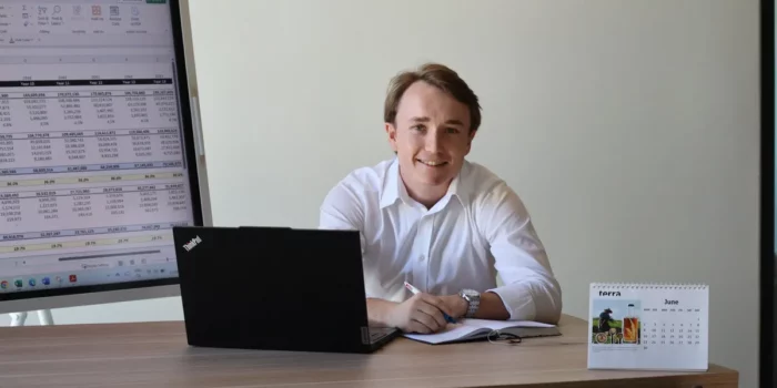 amaury at his office